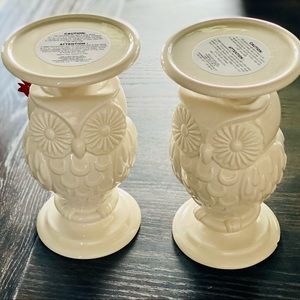 Calling all 🦉 lovers.  Bbw candle holders. 🍂🍁